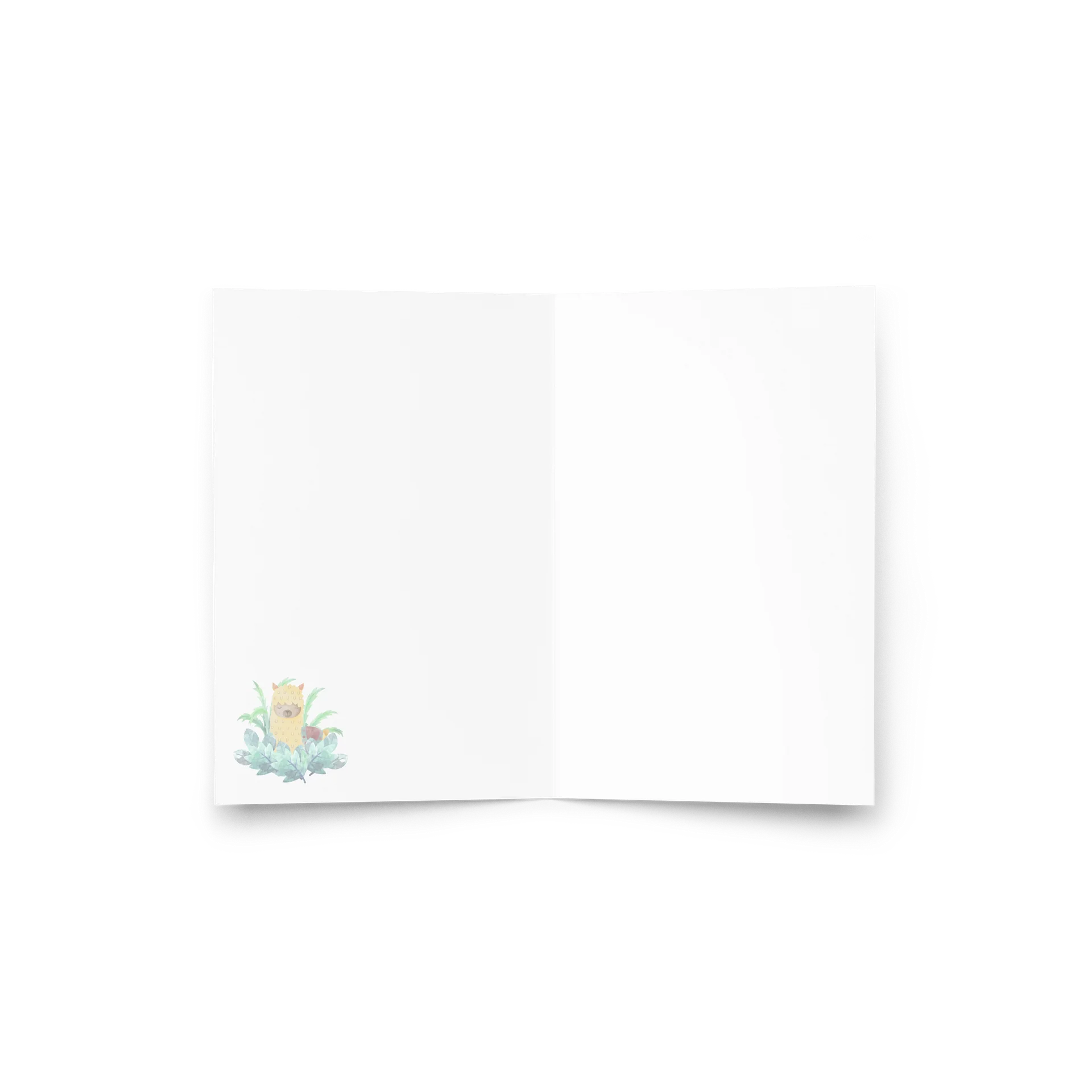 Chill Cute Llama Card product image (3)