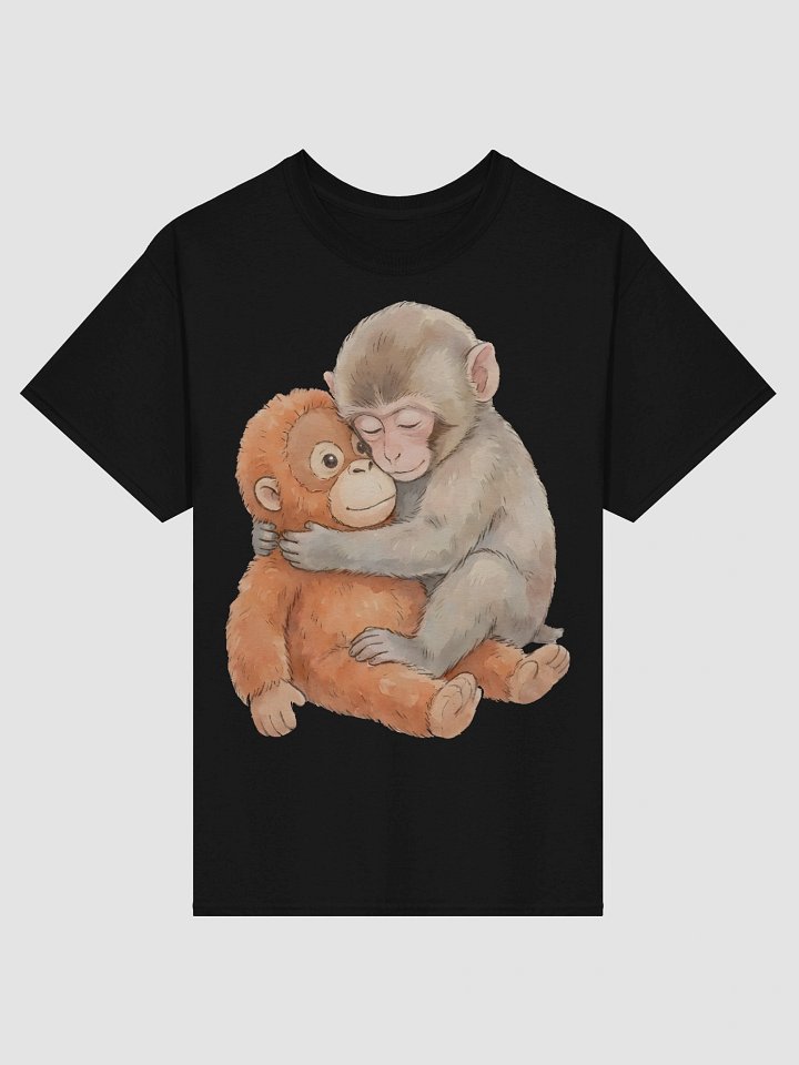 Monkey Punch Cute Team Punch T-Shirt Baby Monkey & Plushie T-Shirt product image (1)