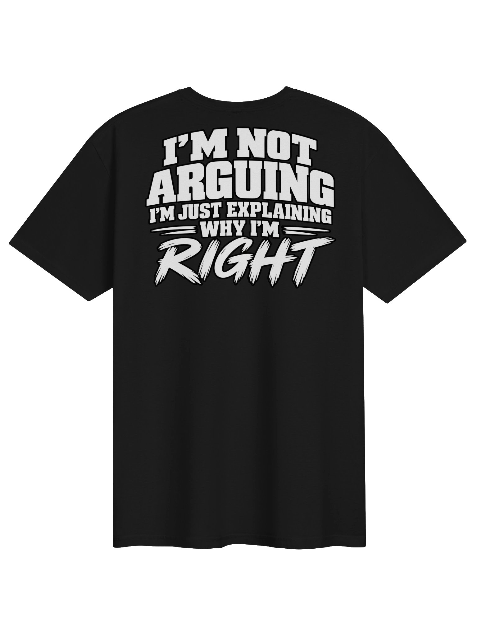 I’m Not Arguing, I’m Just Explaining Why I’m Right T-Shirt product image (1)