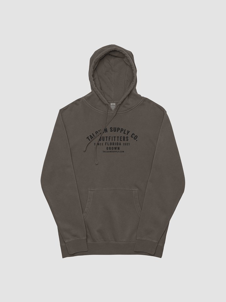Talquin Embroidered Pigment Dyed Hoodie product image (1)