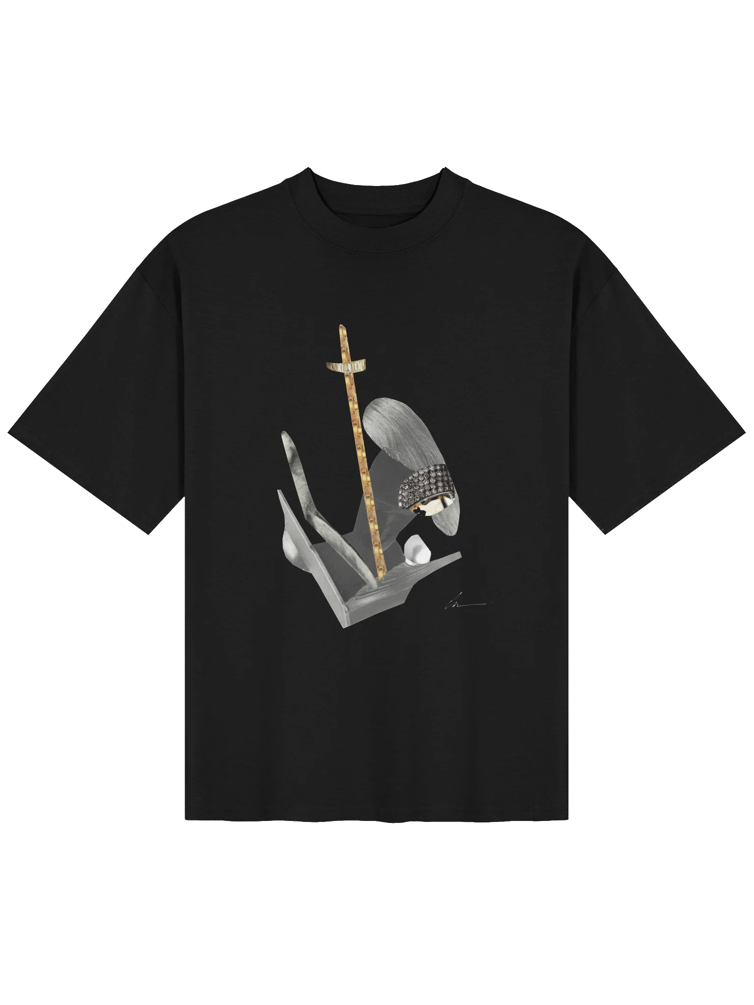 004 RISE UNISEX OVERSIZED T-SHIRT BK 26 product image (1)