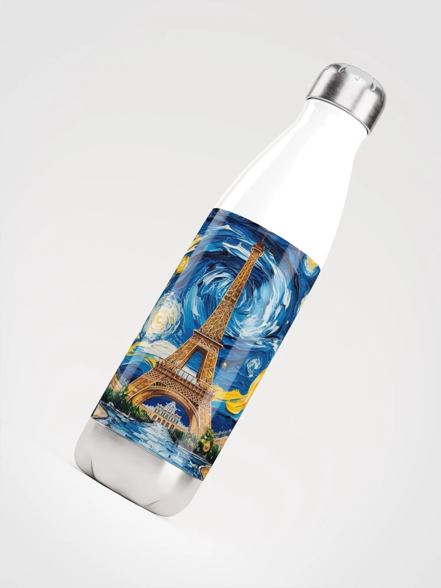 Van Gogh Style Paris Water Bottle product image (4)