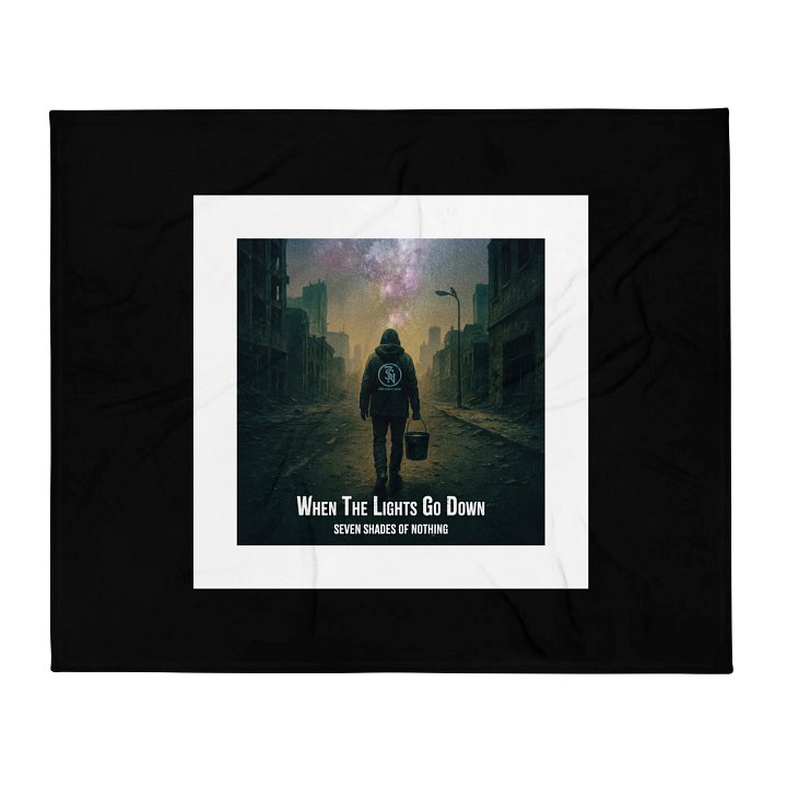 When The Lights Go Down | Original Single Artwork – Throw Blanket product image (1)
