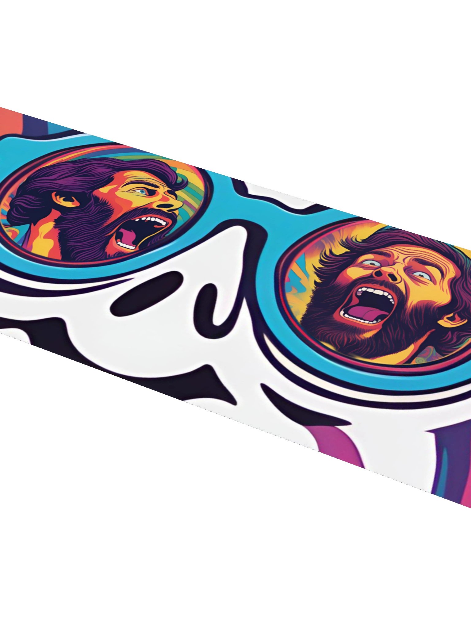 Trippin’ with the Truth – Psychedelic Ghost Bumper Sticker product image (4)
