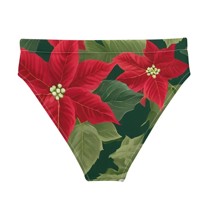 Festive Flora Recycled High-Waisted Bikini Bottom product image (2)