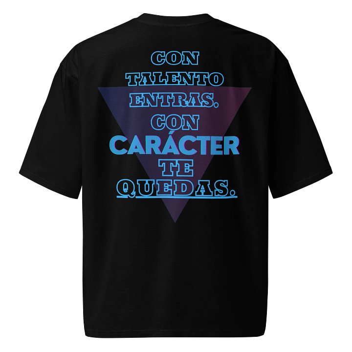 Talento y Caracter UNISEX eight22 Custom Oversized Blk/Blue product image (1)