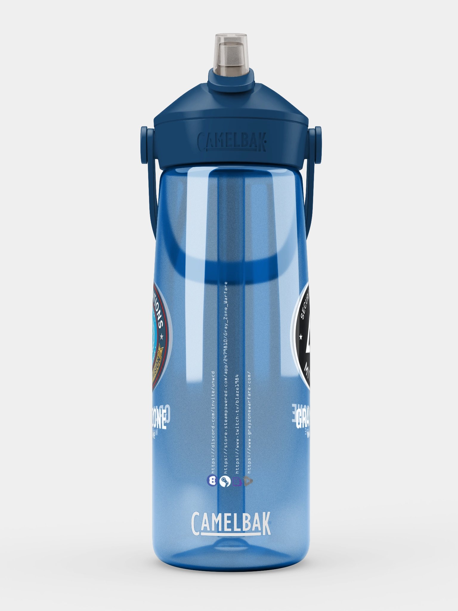 UNWCD/MSS Flip Straw Water Bottle - White GZW product image (1)