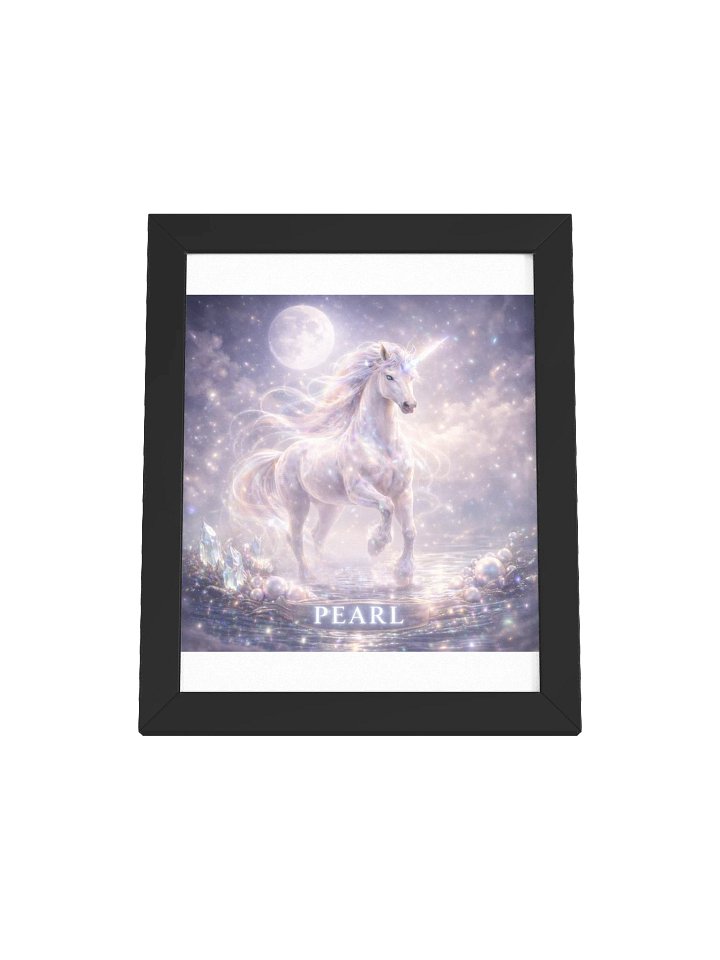 Pearl Unicorn Framed Poster product image (97)