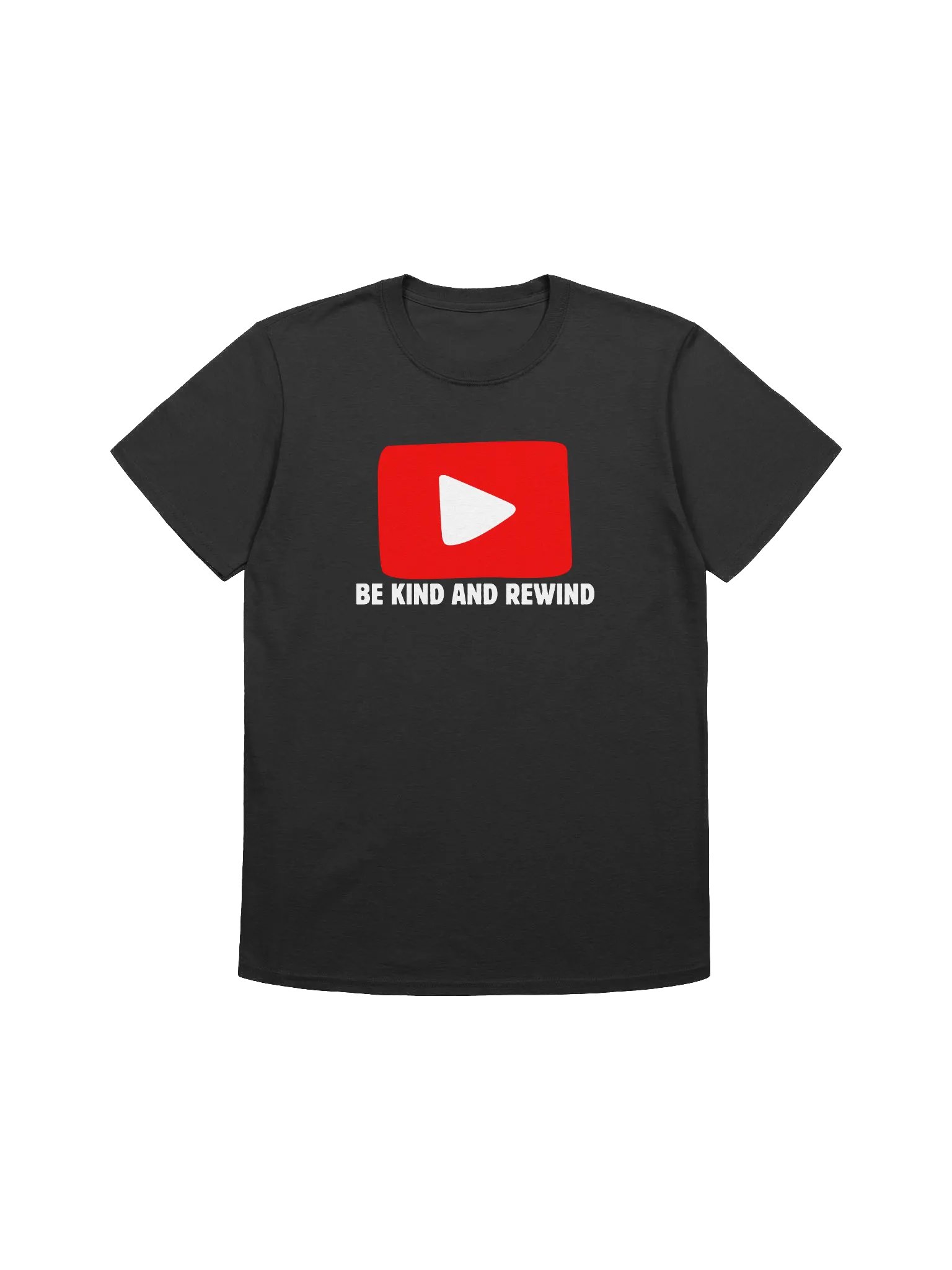 Play Button Red Tee product image (1)