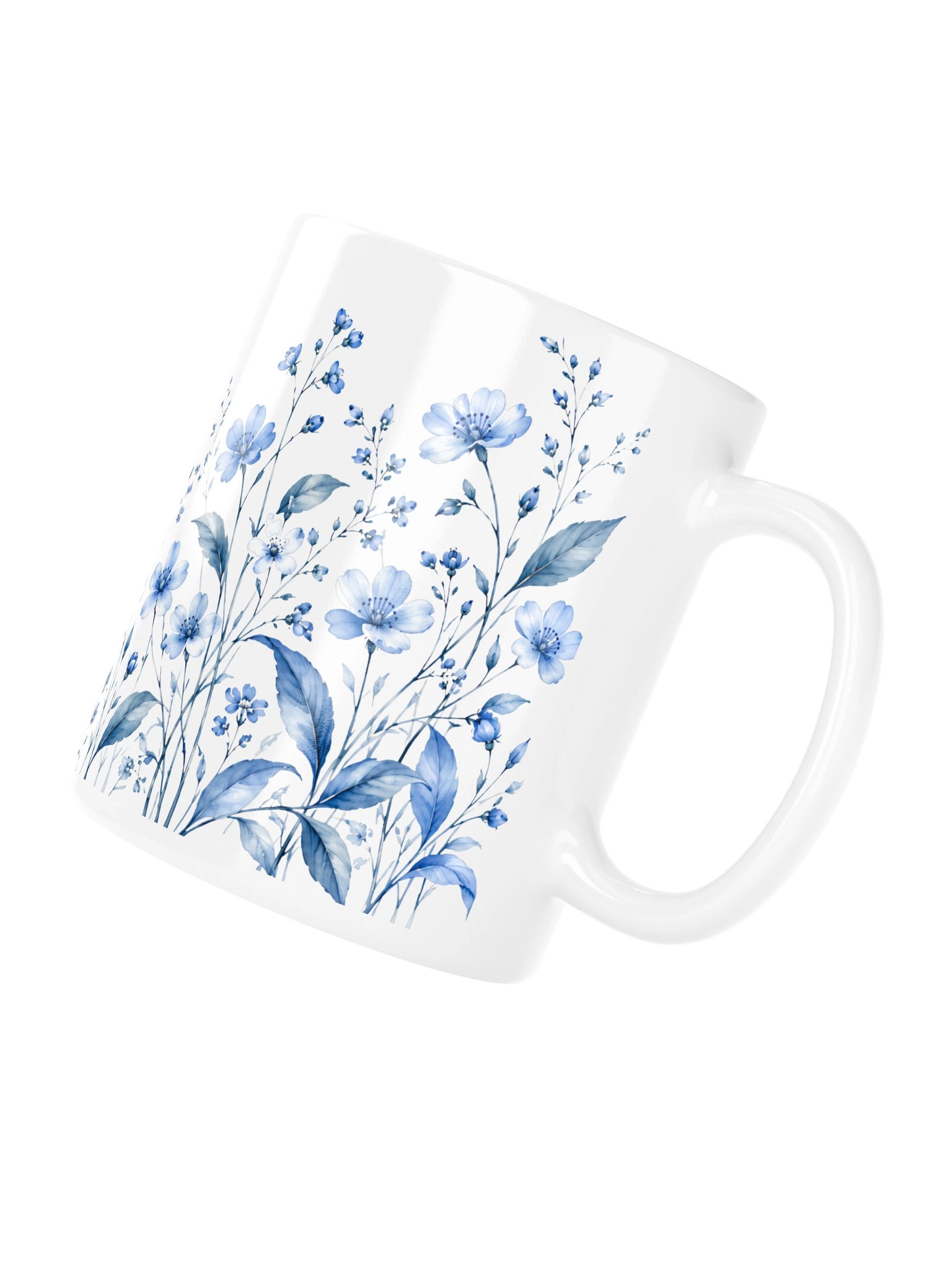 Let’s Move a Little Mug | Blue Botanical product image (5)