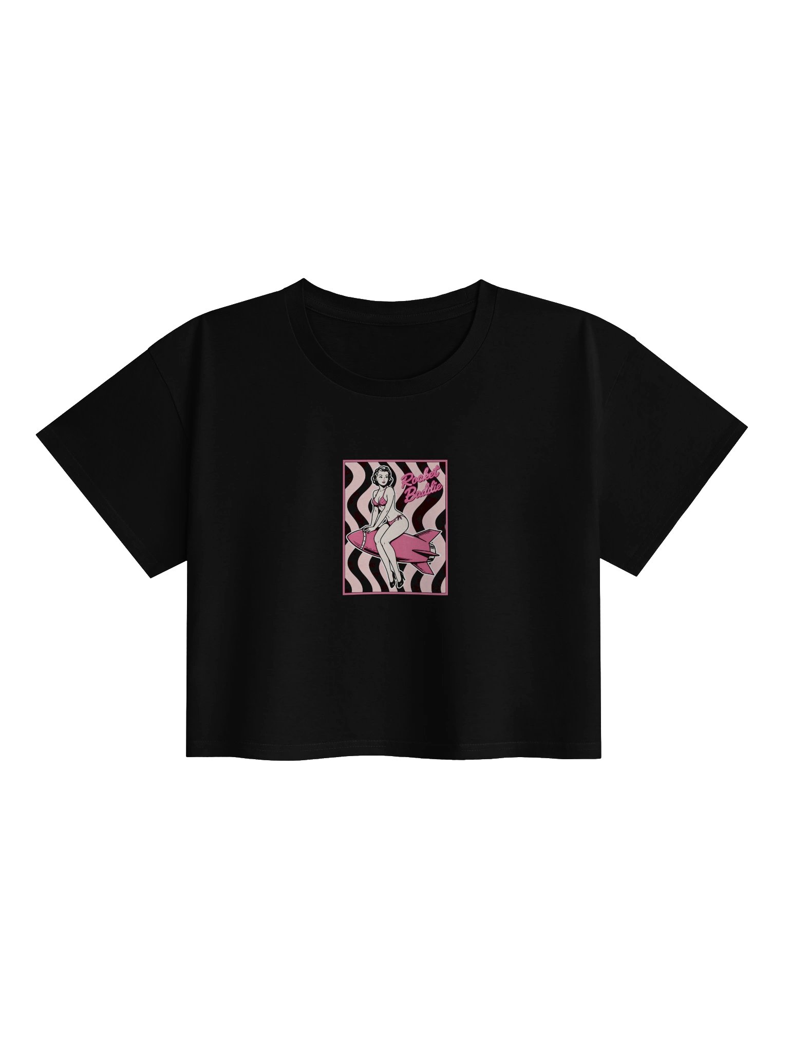 Women "ROCKET BADDIE" Crop Top product image (1)