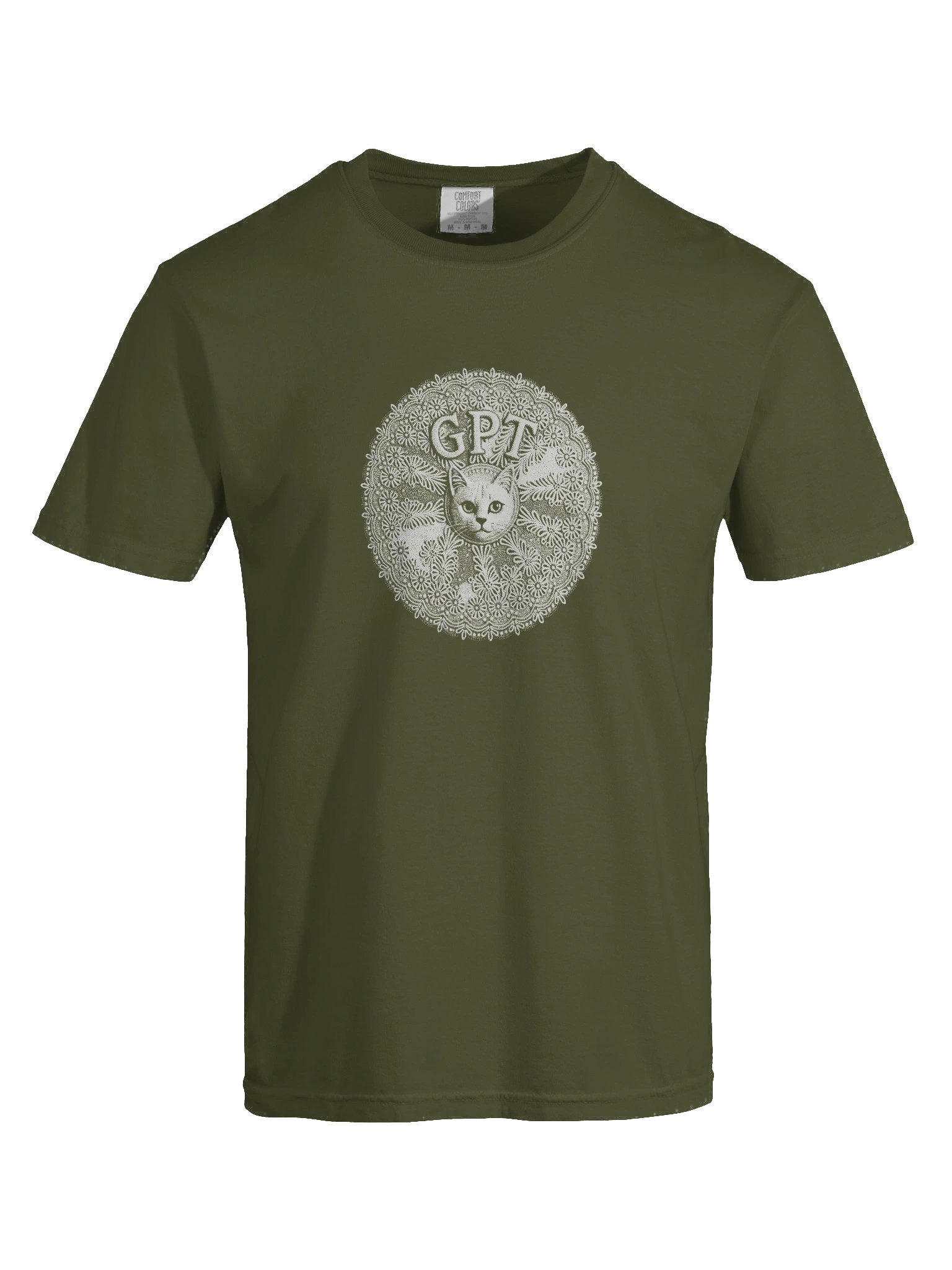 "GPT Cat" T-Shirt - Victorian Lace & Vintage Style product image (8)