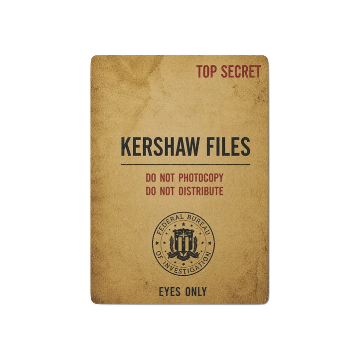 Kershaw Files Playing Cards product image (1)