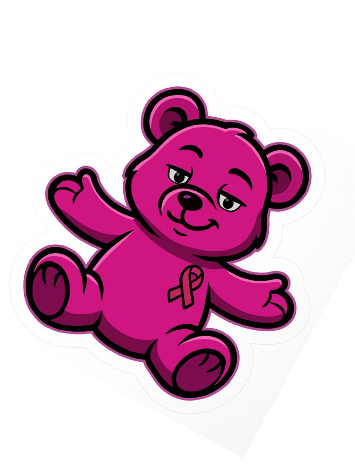 Pink Bear of Sharing Sticker product image (2)