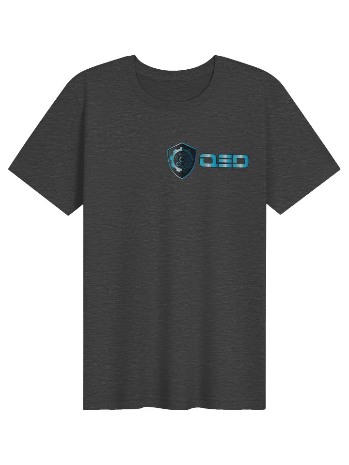 QED Grey Shirt Front Logo w/ Shield product image (1)