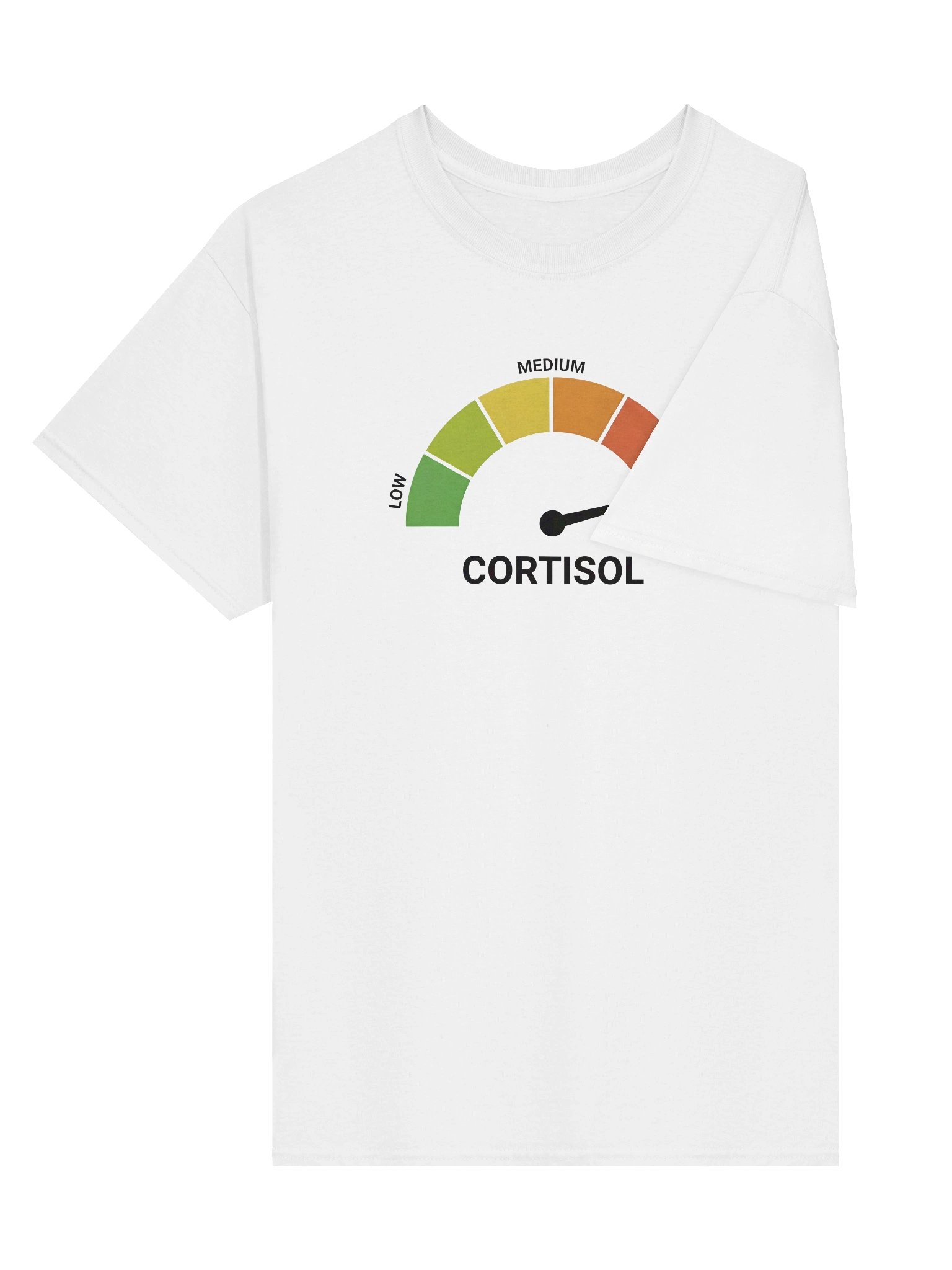 High Cortisol T-Shirt White product image (3)