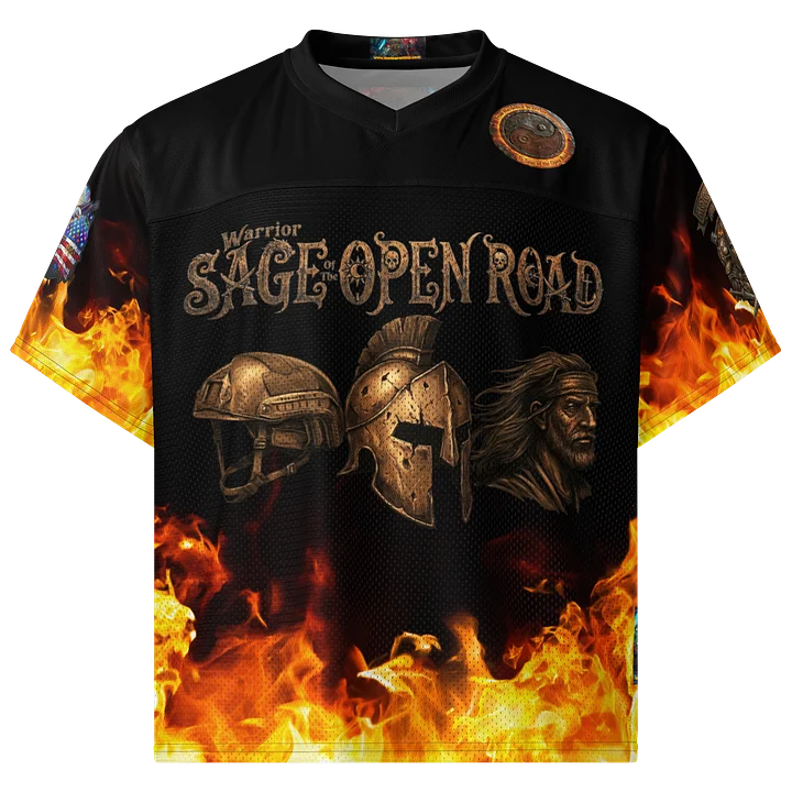 MötoGraffitti Warrior Sage Trojan Warrior Football Jersey product image (1)