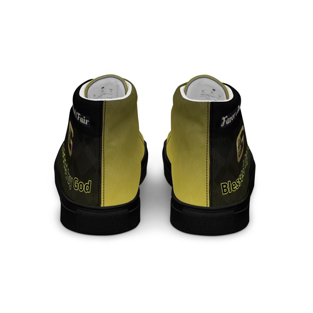 BBG Black and Gold High Tops - Black Soles product image (2)