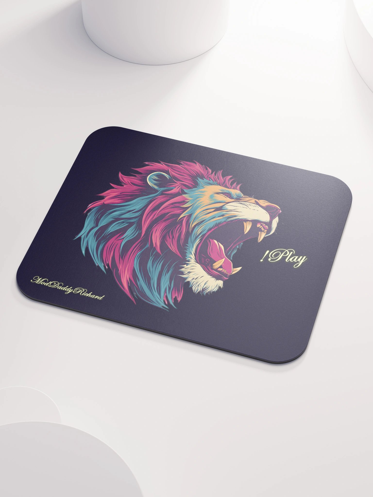 Lion's Play Mouse Mat product image (3)