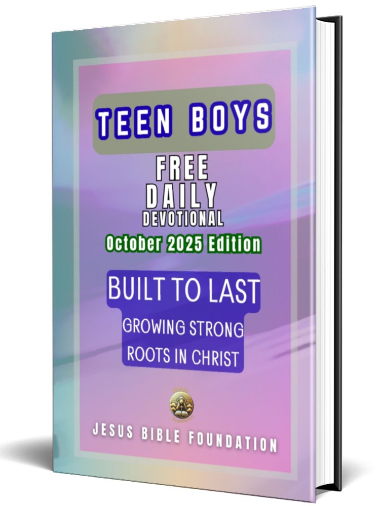 Teen Boys Free Daily Devotional October 2025 Edition Built to Last: Growing Strong Roots in Christ product image (1)