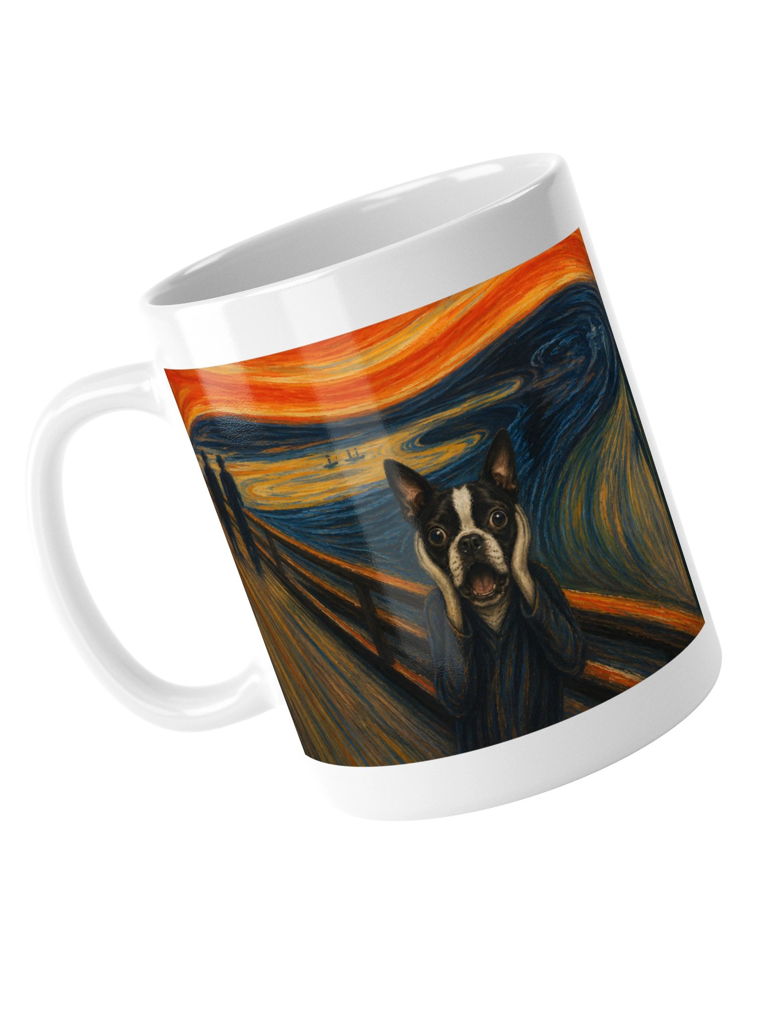 Boston Terrier The Scream Mug product image (5)