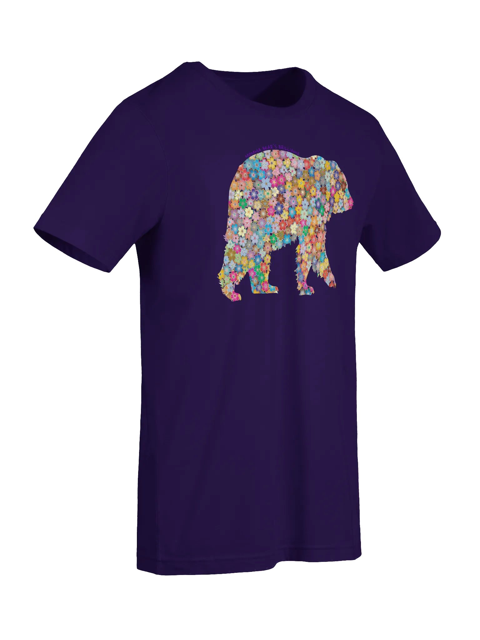 Floral Momma Bear Mosaic T-Shirt product image (4)