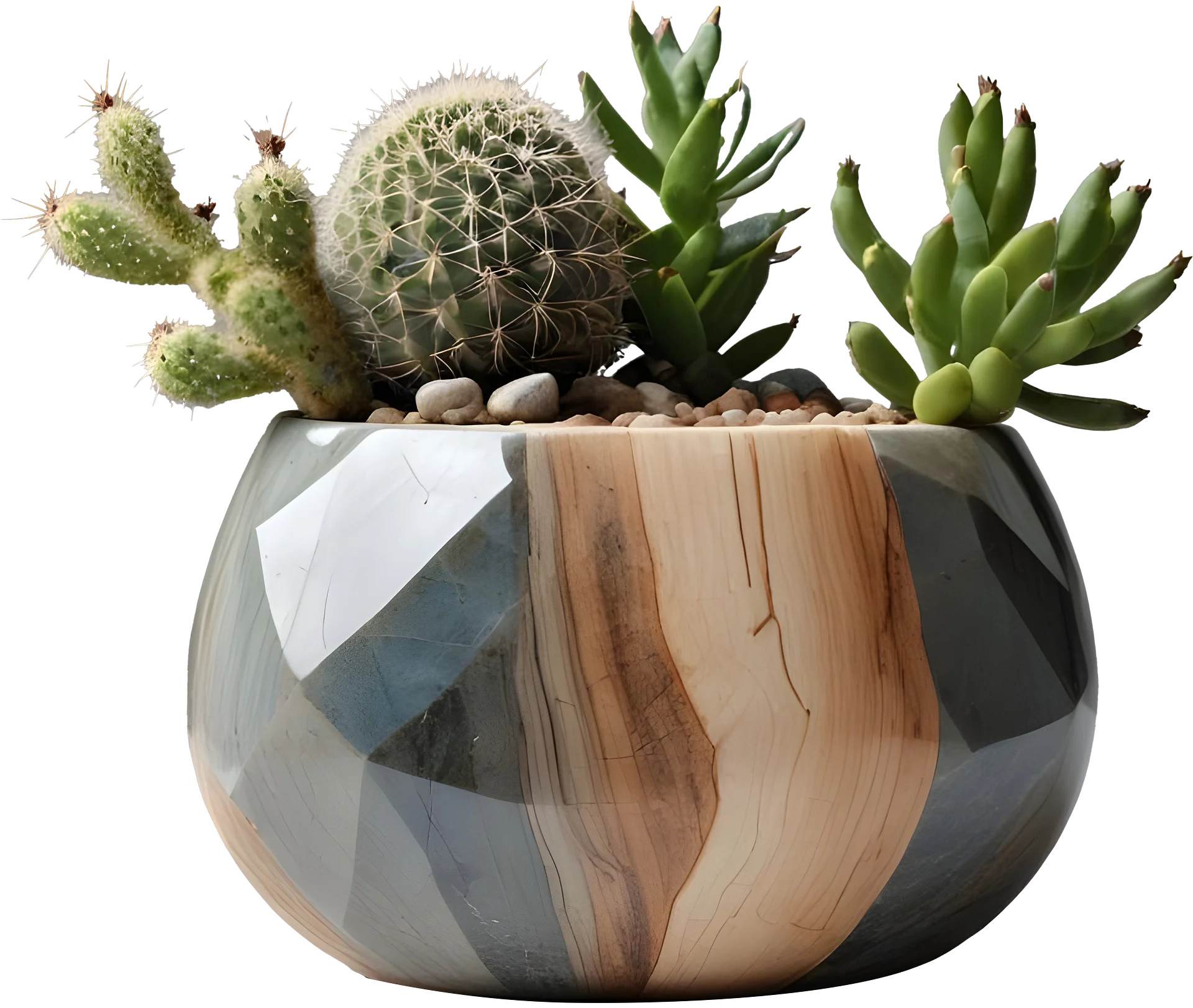 Celestial Grace – Desert Harmony Planter PNG product image (1)
