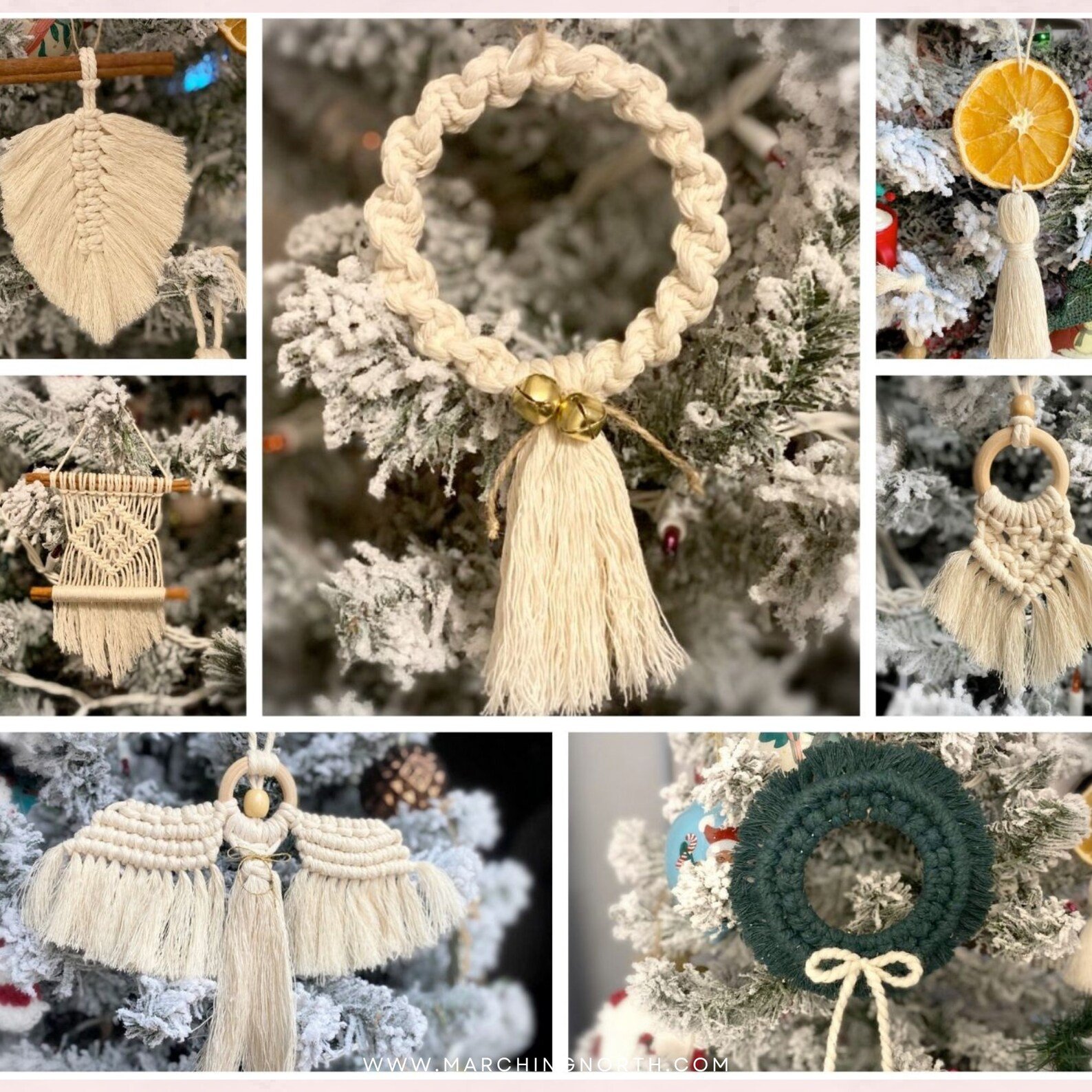 15 Macrame Christmas Ornaments BUNDLE (Digital PDF Patterns) product image (2)