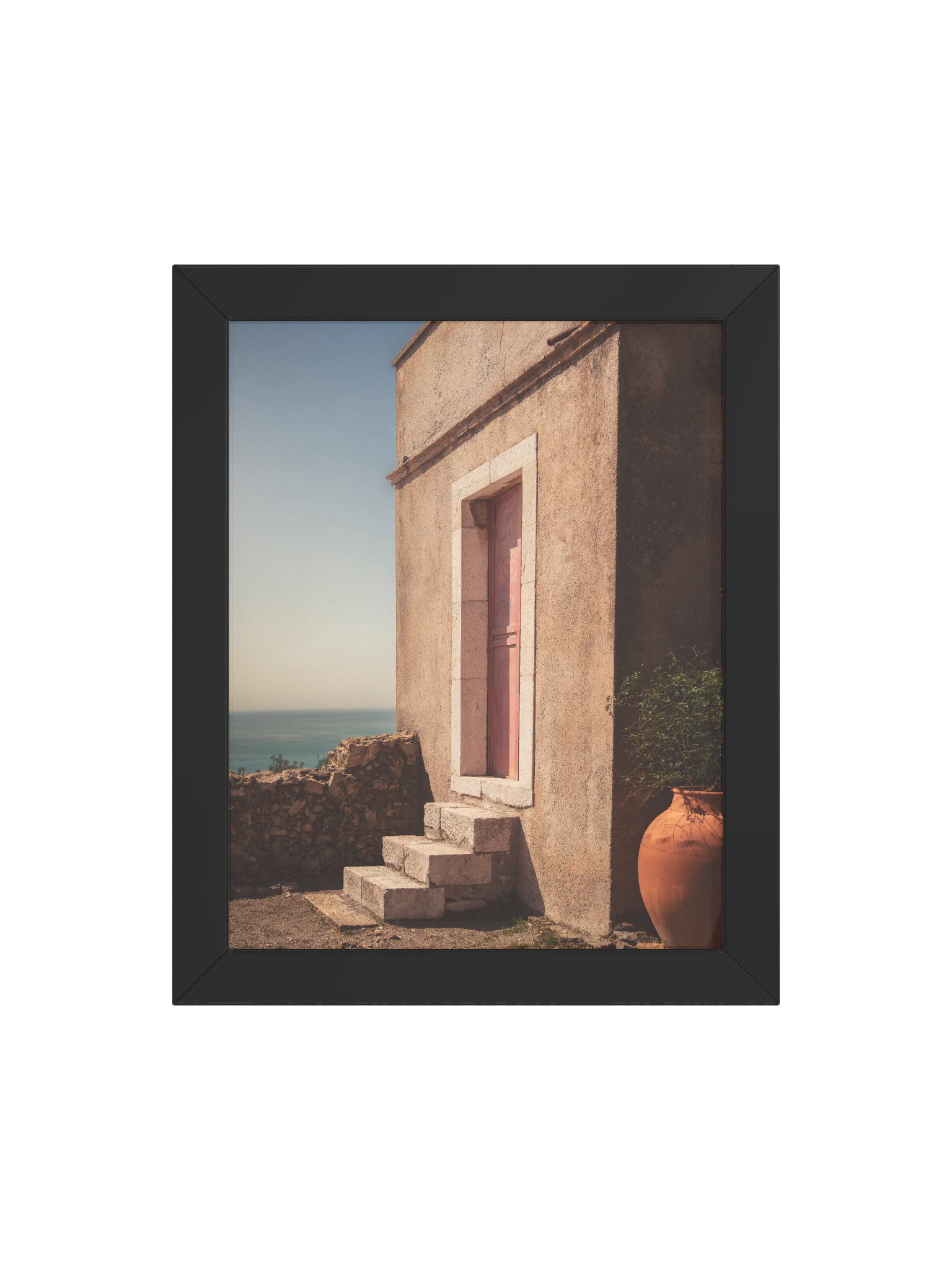 The Old Doorway of Taormina, Italy Framed Matte Poster product image (4)