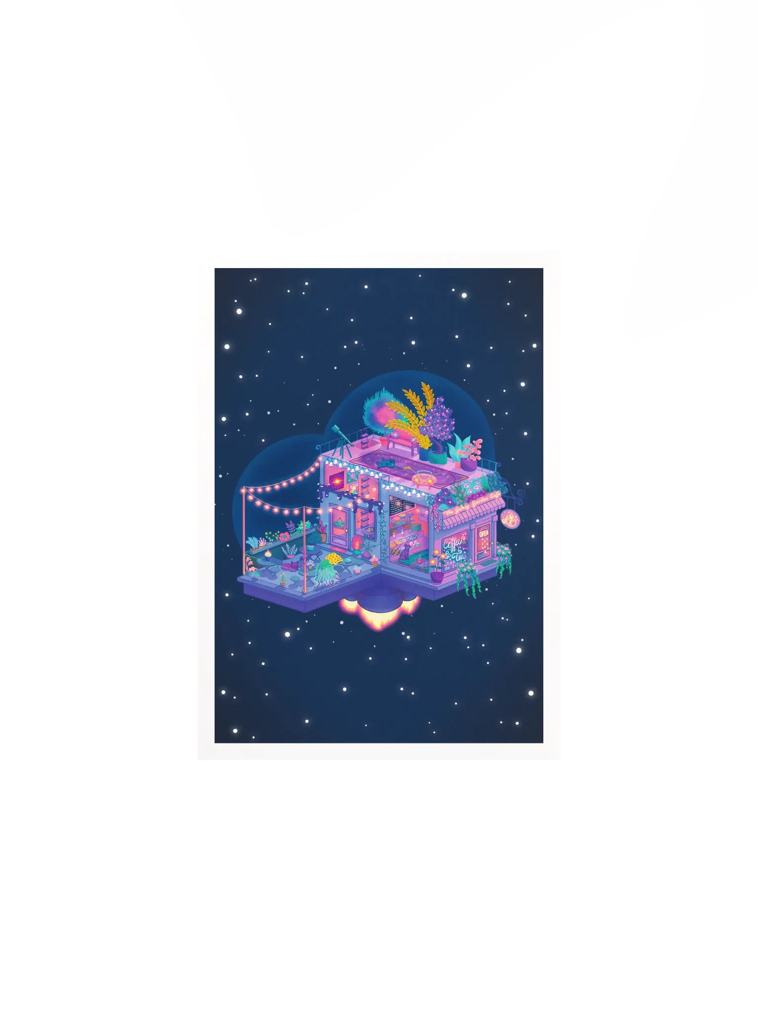 The Galaxy Garden Cafe - Print product image (2)