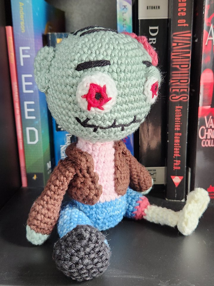 Crocheted Zombie Art Doll product image (2)