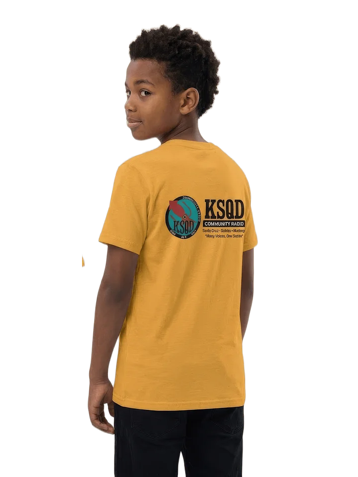 KSQD “Soundwave Squid” Youth Performance T-Shirt (Remix Edition) product image (2)