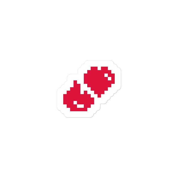 KUDOS // #EnemiesToLovers Pixel Art Die-Cut Sticker product image (2)