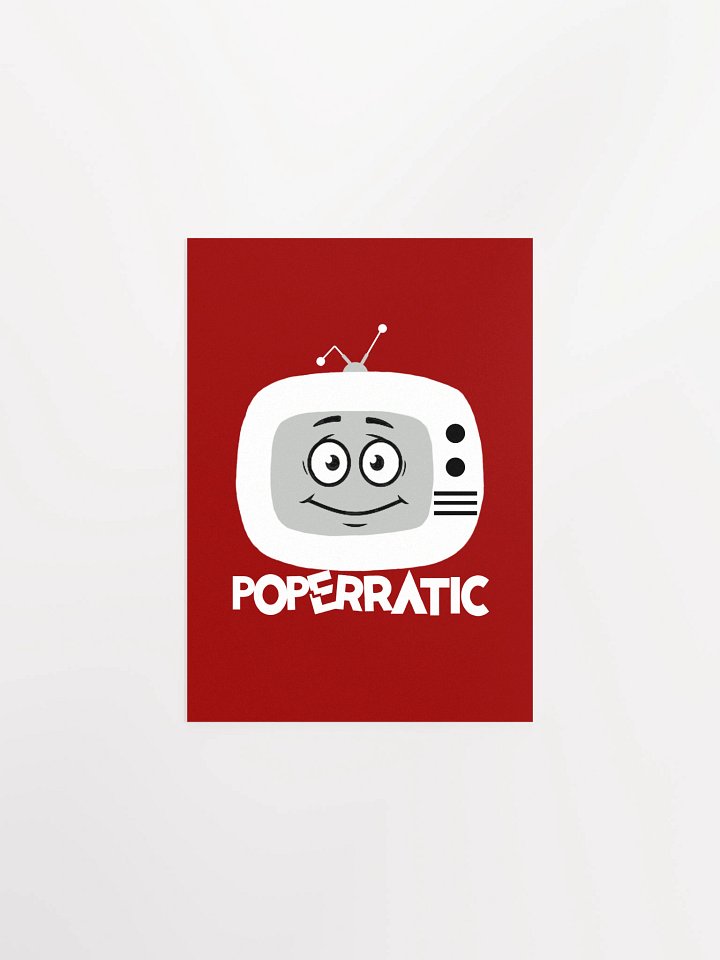 Poperratic Babysitter Logo - Red Poster product image (4)