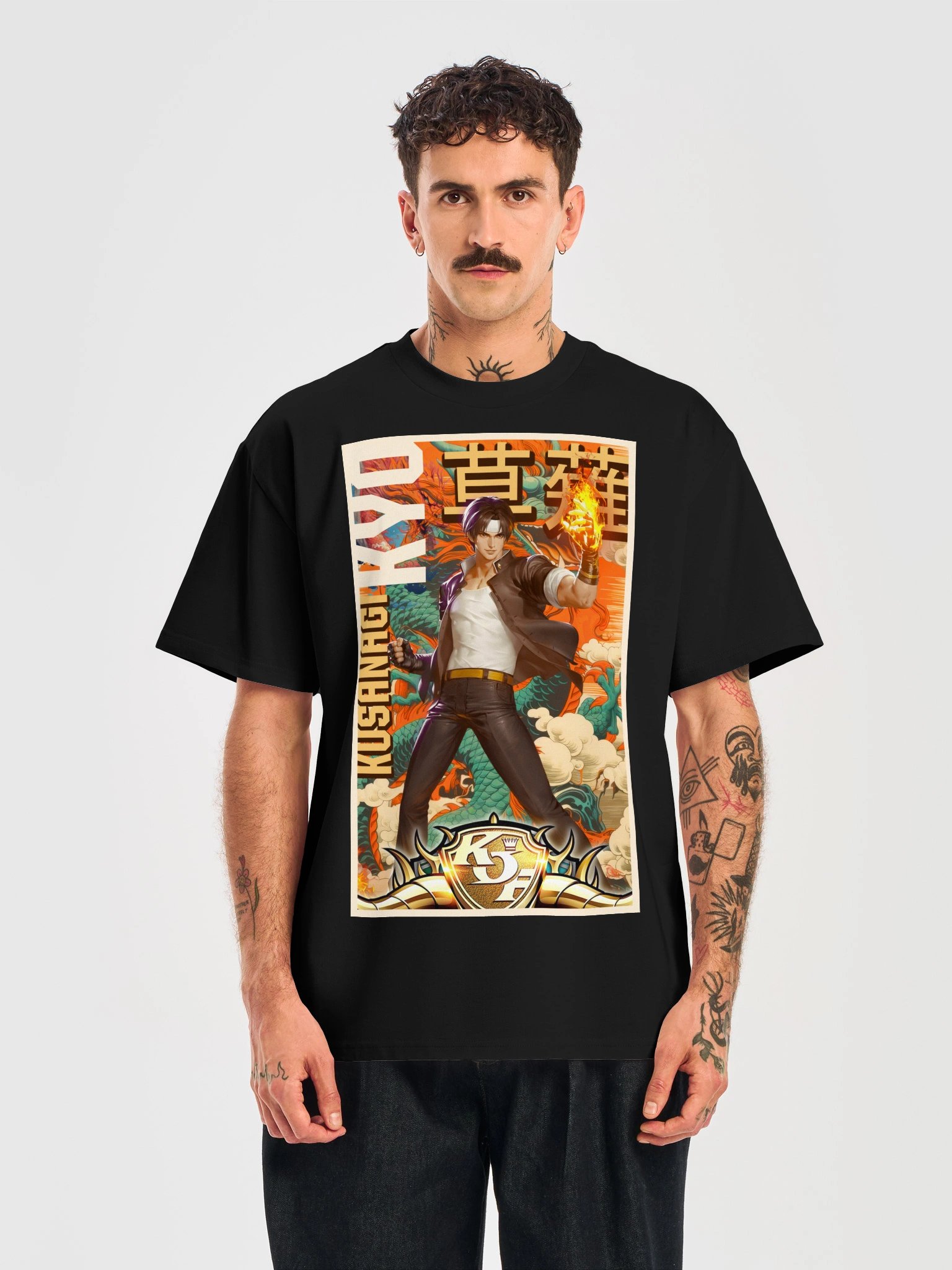 Kyo Kusanagi Heavy Boxy T-Shirt product image (5)