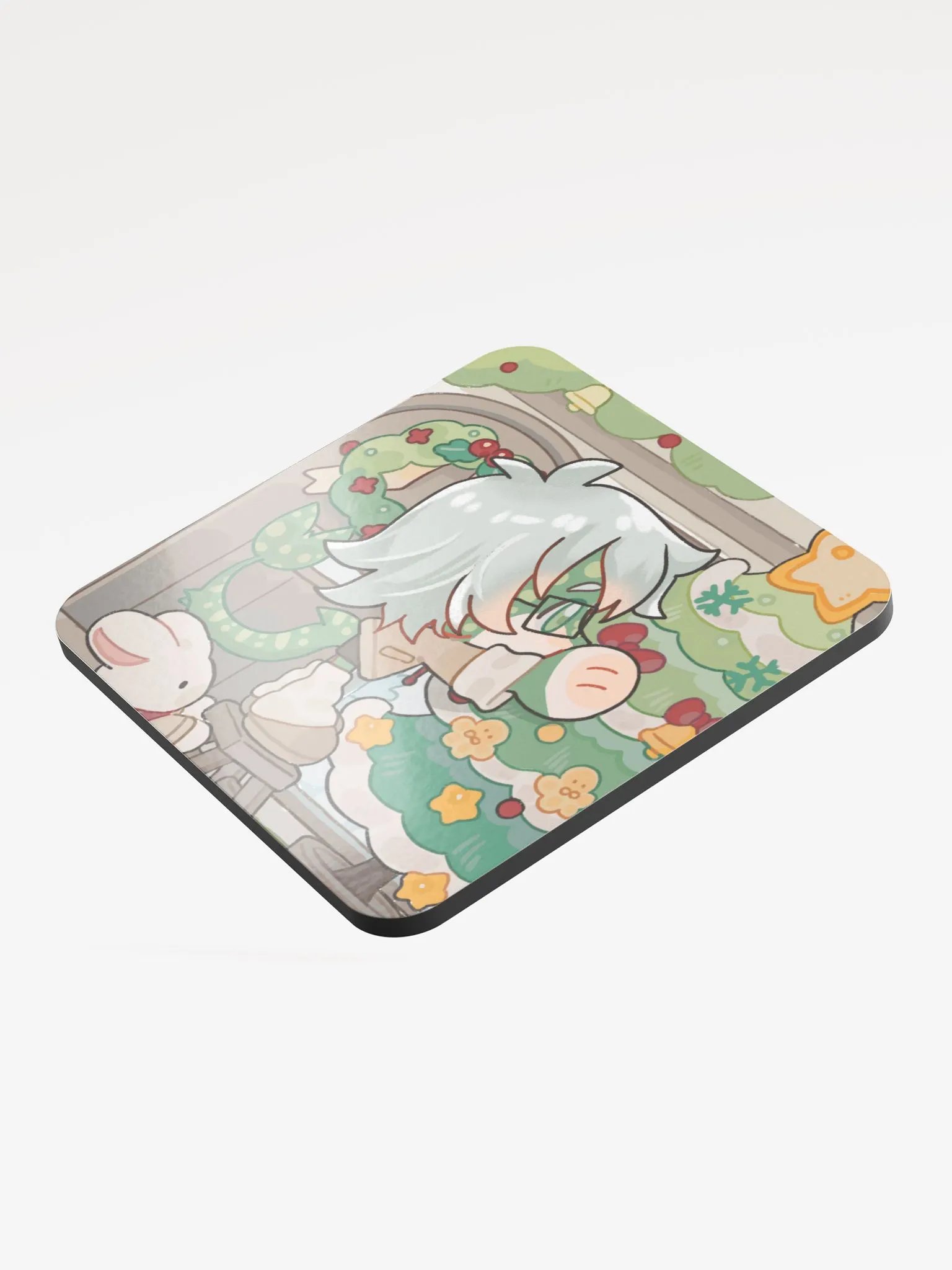 "Ikari sets the Christmas Tree" Drink Coaster product image (3)