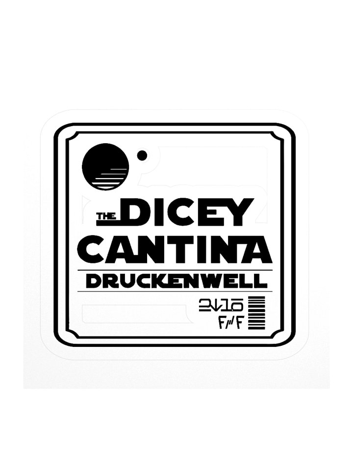 Druckenwell Badge Sticker product image (1)