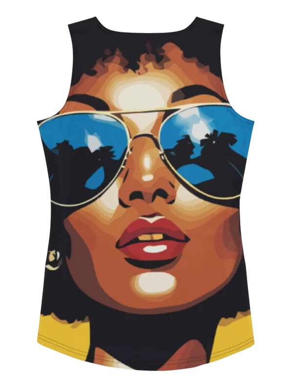 Caribbean Apples - Warm Caribbean Summer Retro | Form-Fitting Women's Tank Top product image (3)