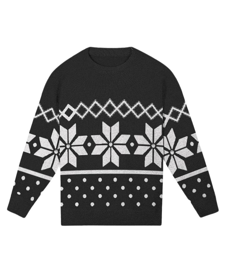 Snowy Knitted Relaxed Sweater 2/2 product image (1)