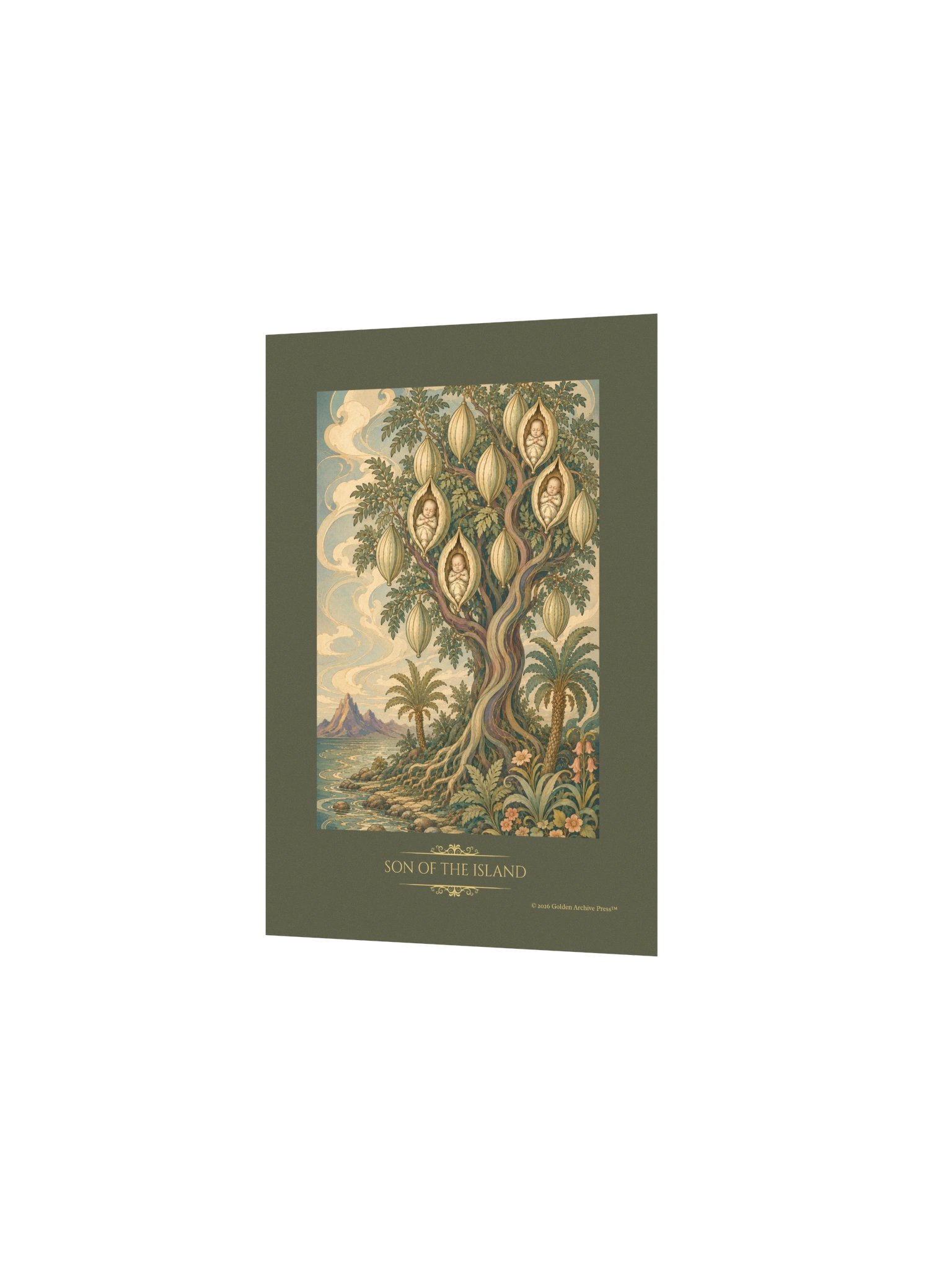 Son of the Island — Art Nouveau Art Print (Waqwaq) product image (12)