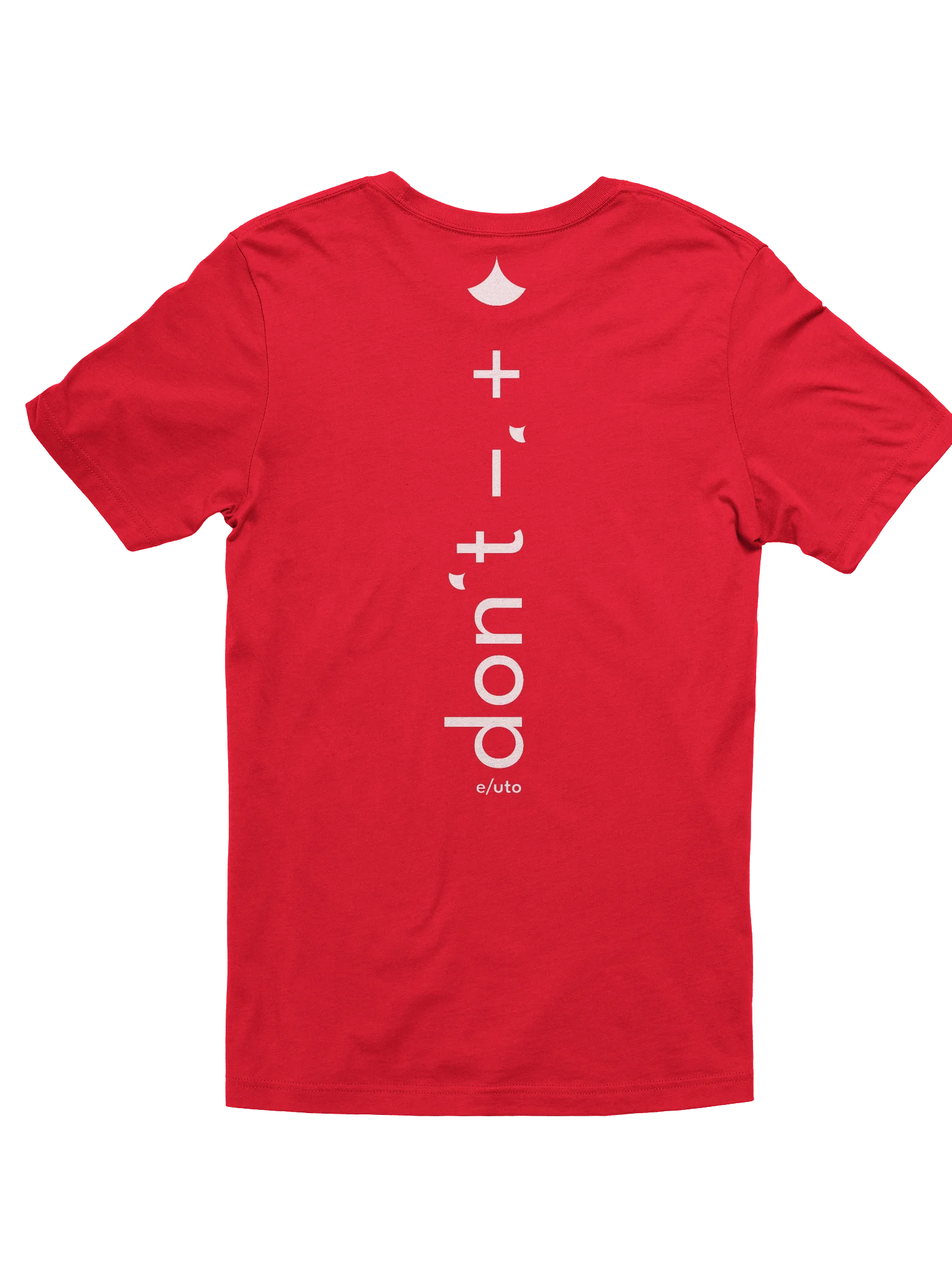 don't −, +: Two-Sided Utopian Tee product image (5)