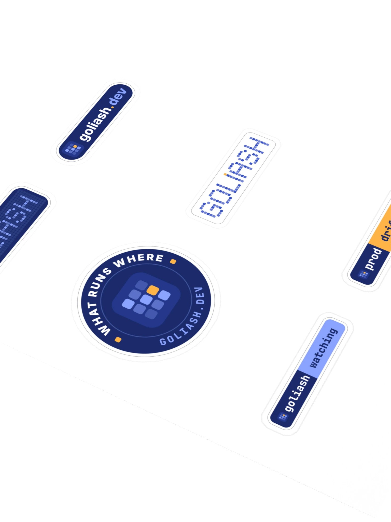 Goliash Name Sticker Sheet product image (2)