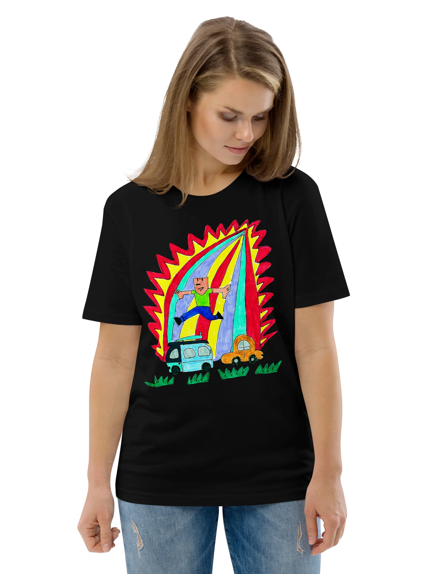 Rays of Freedom Unisex Organic Tee product image (2)