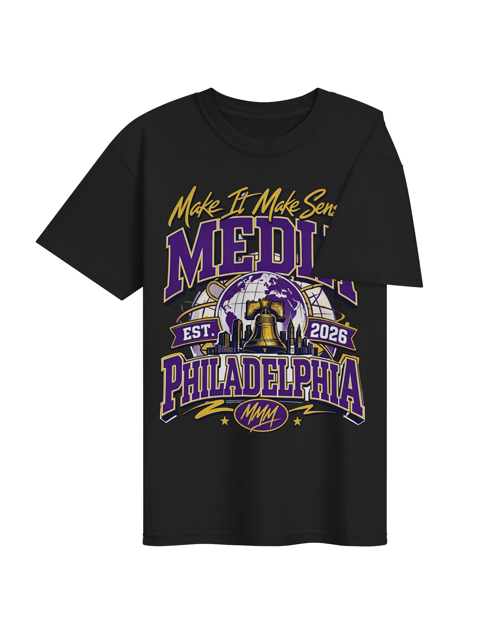 Make It Make Sense MEDIA Philadelphia Logo Tee product image (14)