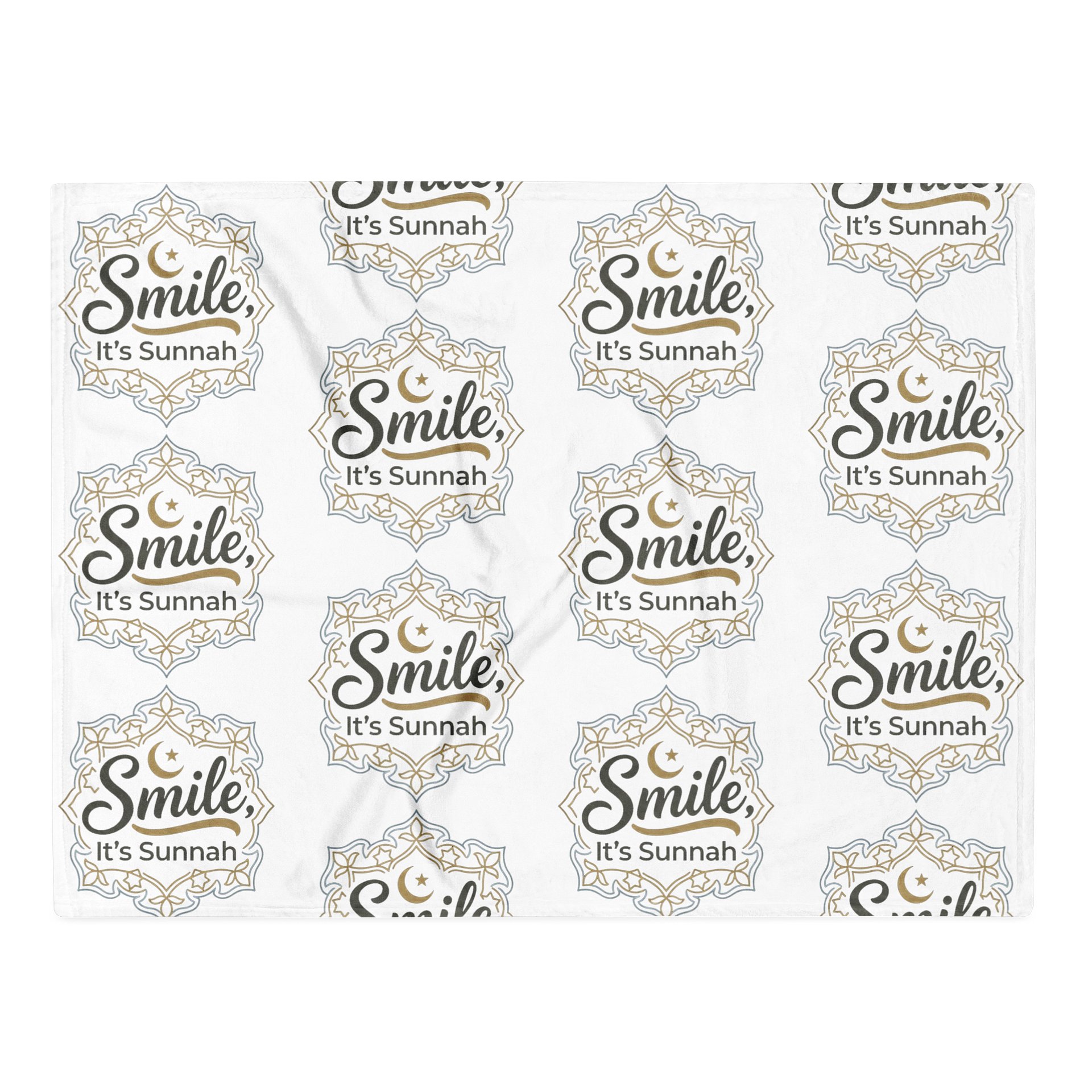 Smile it's Sunnah - Throw Blanket - 3 Sizes product image (1)