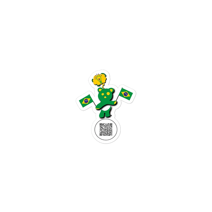 Brazil — Country Bear Sticker | BehrBrained Media product image (1)