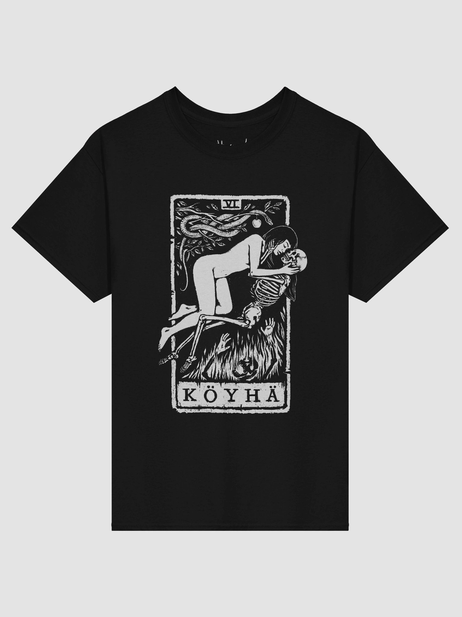 TAROT MUSTA T-PAITA product image (1)