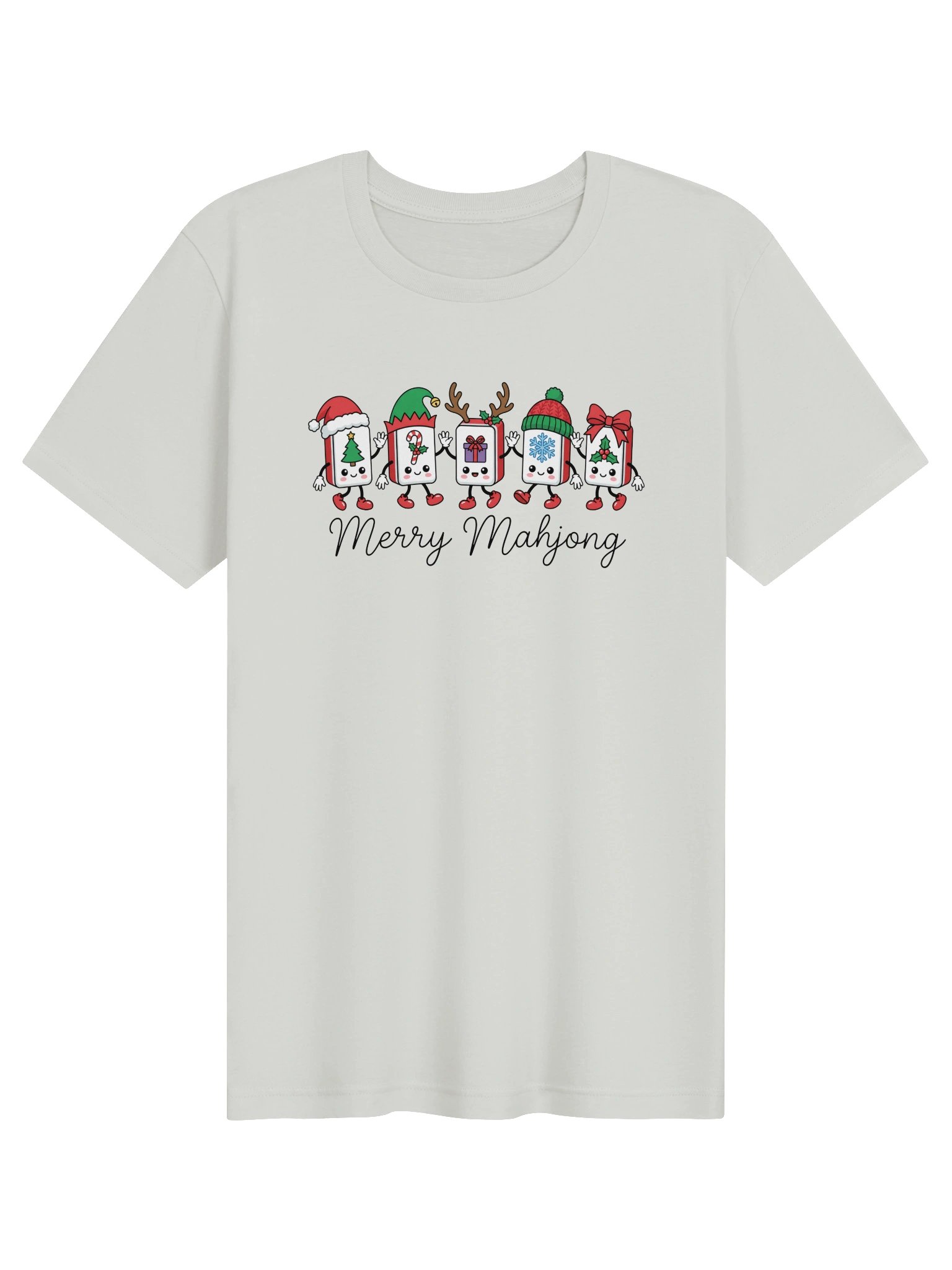 Merry Mahjong Christmas T-Shirt | Holiday Mahjong Tee product image (67)
