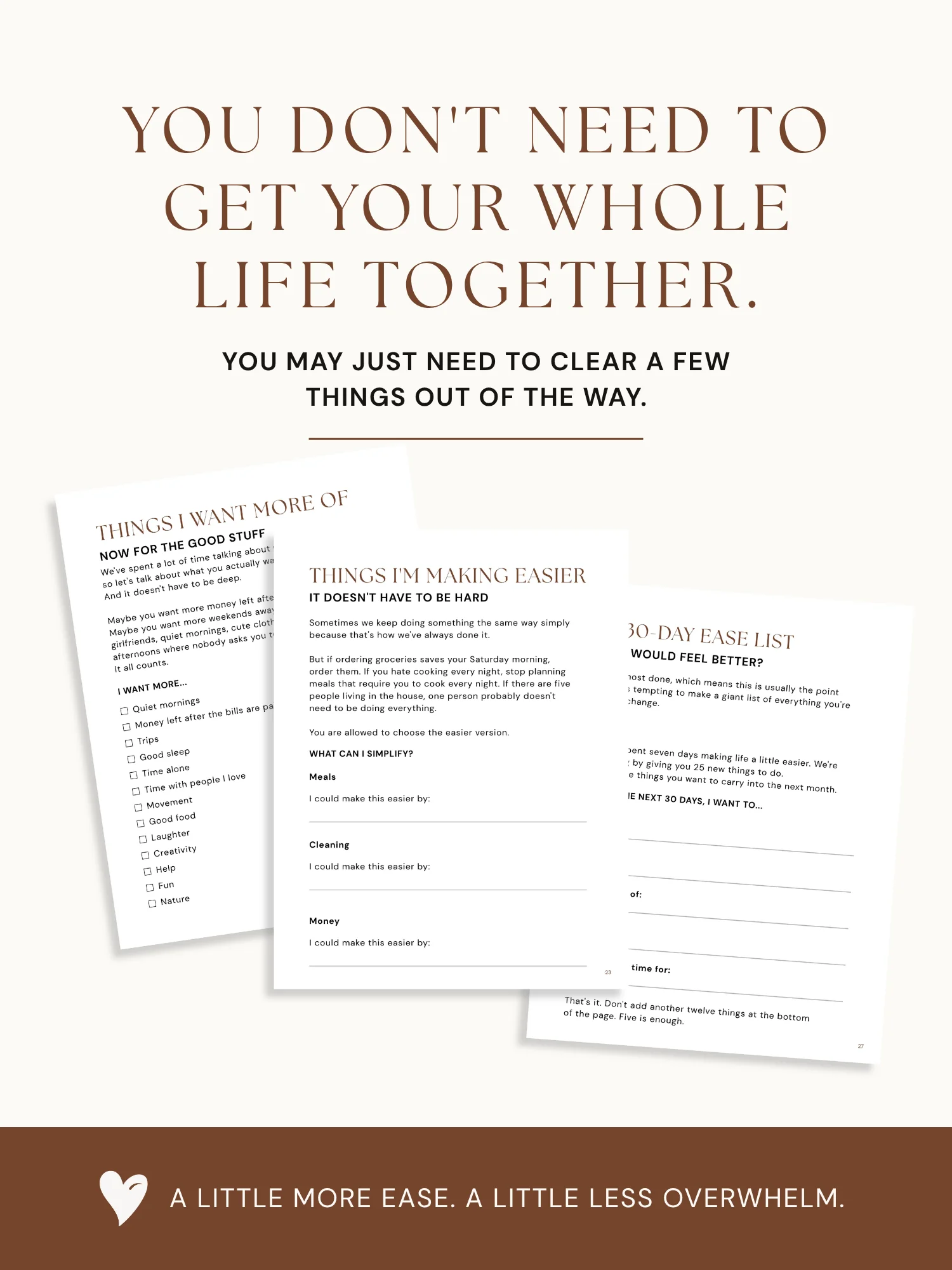 The EASE Reset: A 7-Day Life Reset Workbook product image (4)