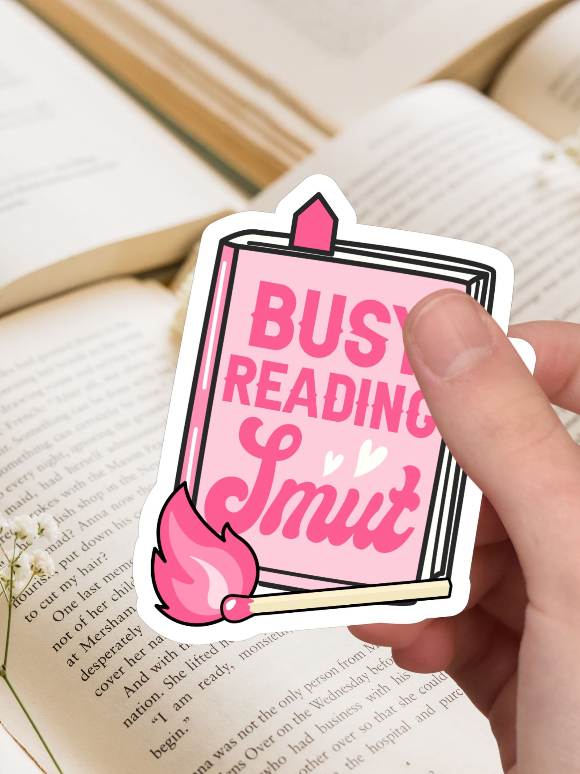 Busy Reading Smut Sticker product image (13)